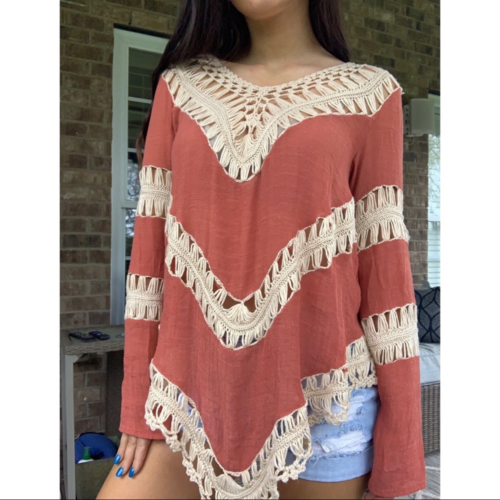Umgee Crochet Top
